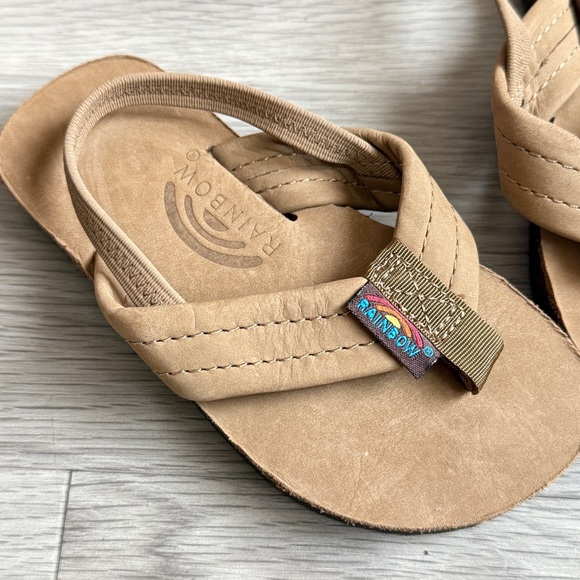 Rainbow Toddler Leather Sandals - Picture 2 of 5